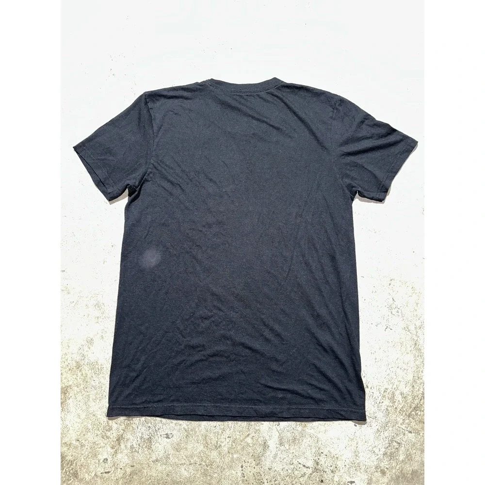 Adidas Men's Sz S Chicago T-shirt Black Screen print Performance Tee‎